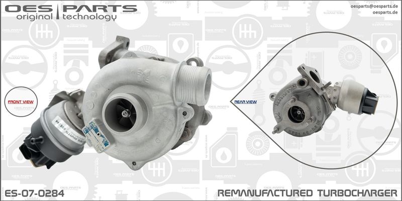 OES PARTS Kompresors, Turbopūte ES-07-0284